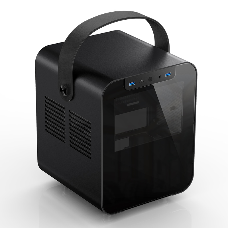

Корпус JONSBO BO100, Mini-ITX, Desktop, 2xUSB 3.0, USB Type-C, черный, без БП (PCC_JB_BQ100_Black), BO100