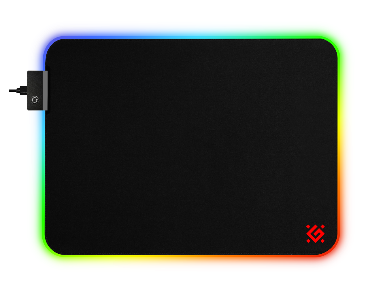 

Коврик для мыши Defender XXL LIGHT, игровой, RGB, 450x400x4mm, черный (50565), XXL LIGHT