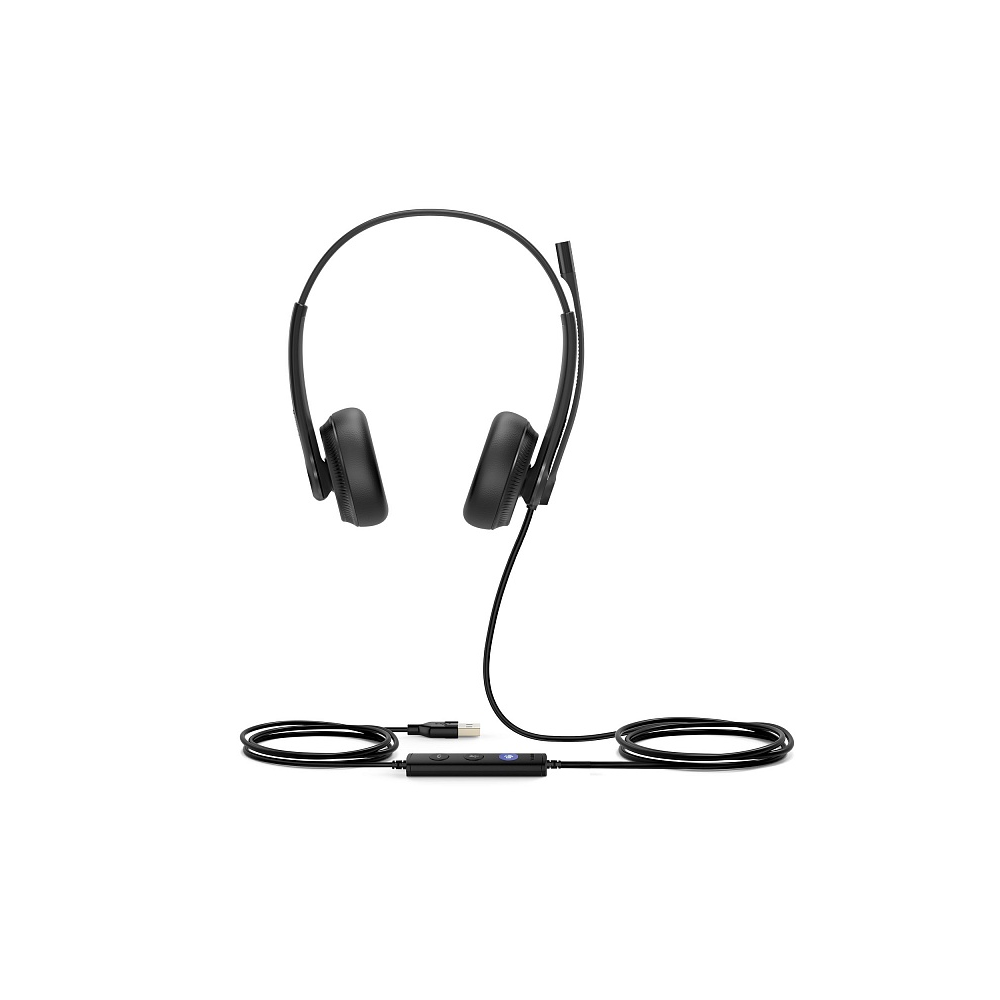 

Проводная гарнитура Yealink UH34 Dual Teams, стерео, USB, 2.1м, черный (UH34 Dual Teams), UH34 Dual Teams