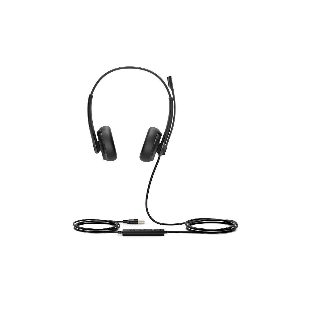 

Проводная гарнитура Yealink UH34 Dual UC, стерео, USB, 2.1м, черный (UH34 Dual UC), UH34 Dual UC