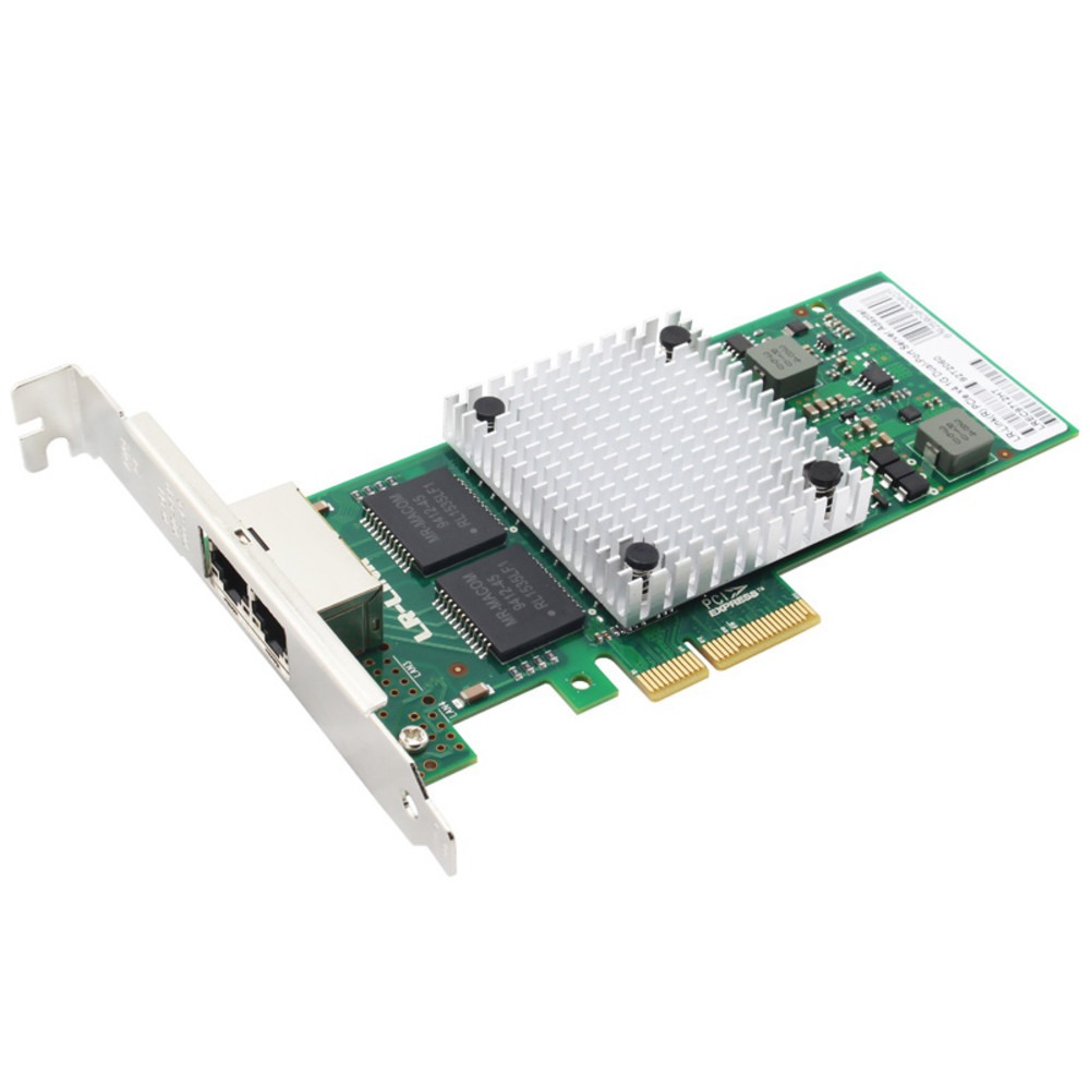 Сетевая карта LR-Link LREC9712HT, 2xRJ-45, 1 Гб/с