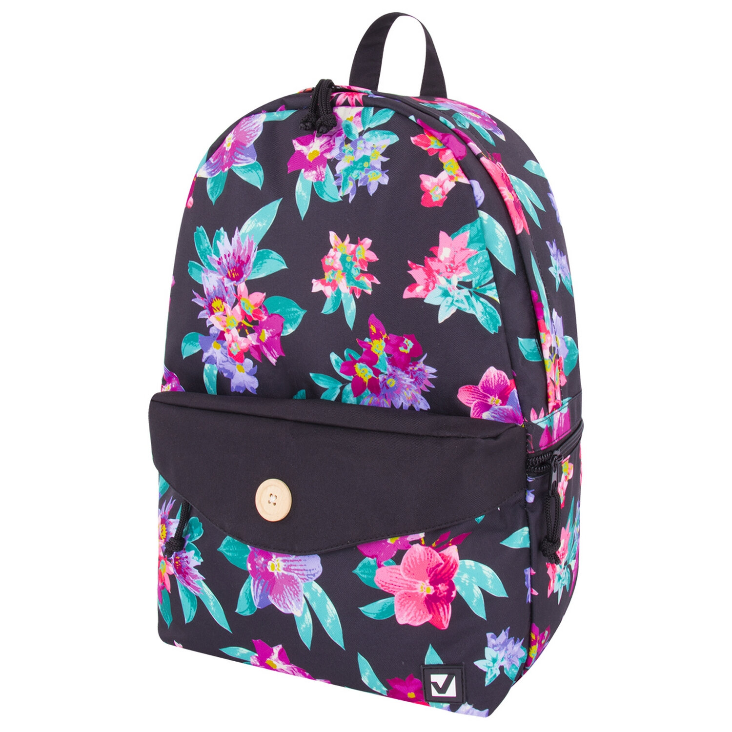 

Рюкзак Brauberg Sydney Flowers, 1 отделение, мультиколор (228837)
