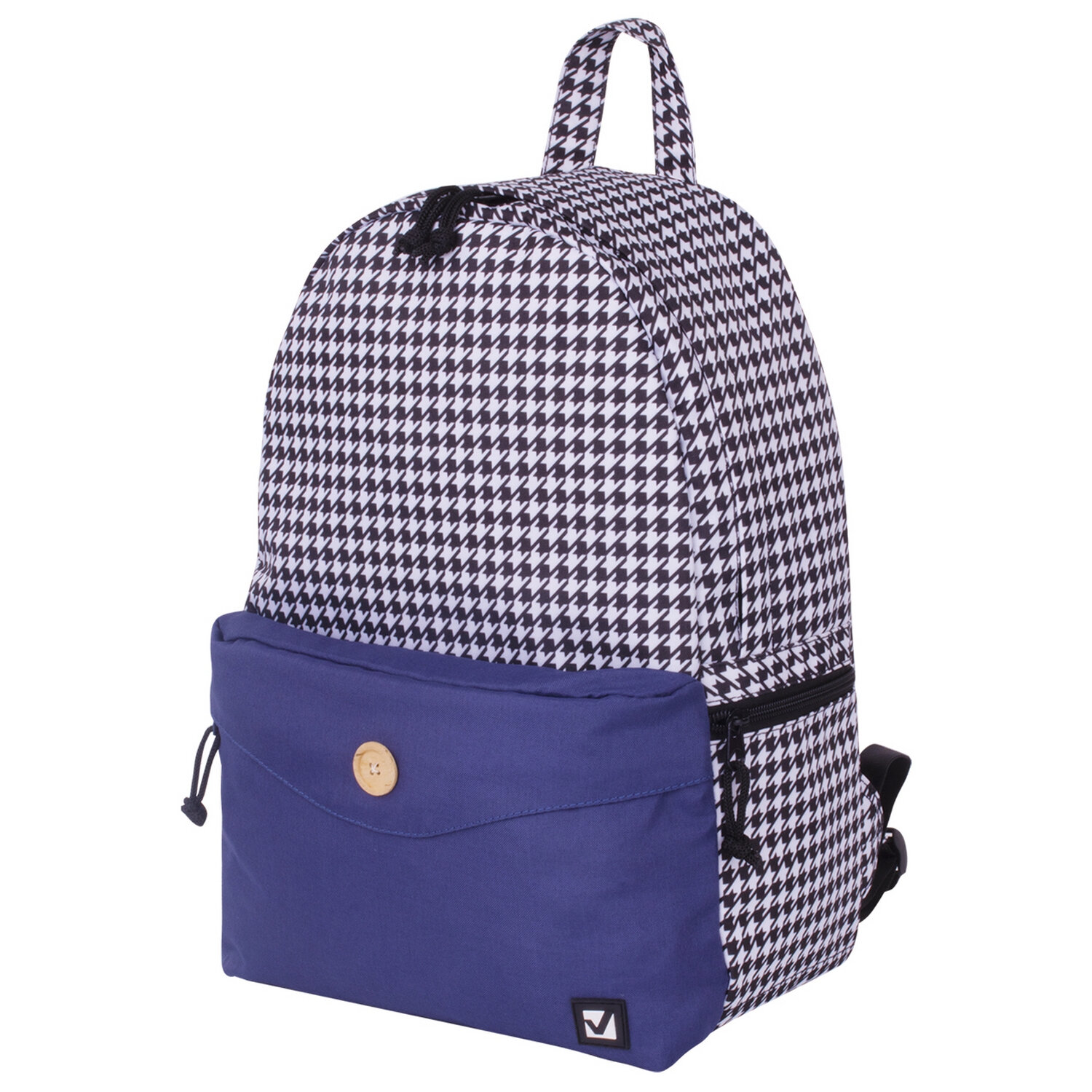 

Рюкзак Brauberg Sydney White&blue, 1 отделение, мультиколор (228840)
