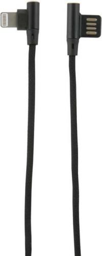 

Кабель Lightning 8-pin-USB, угловой, 1м, черный Red Line (УТ000015522)