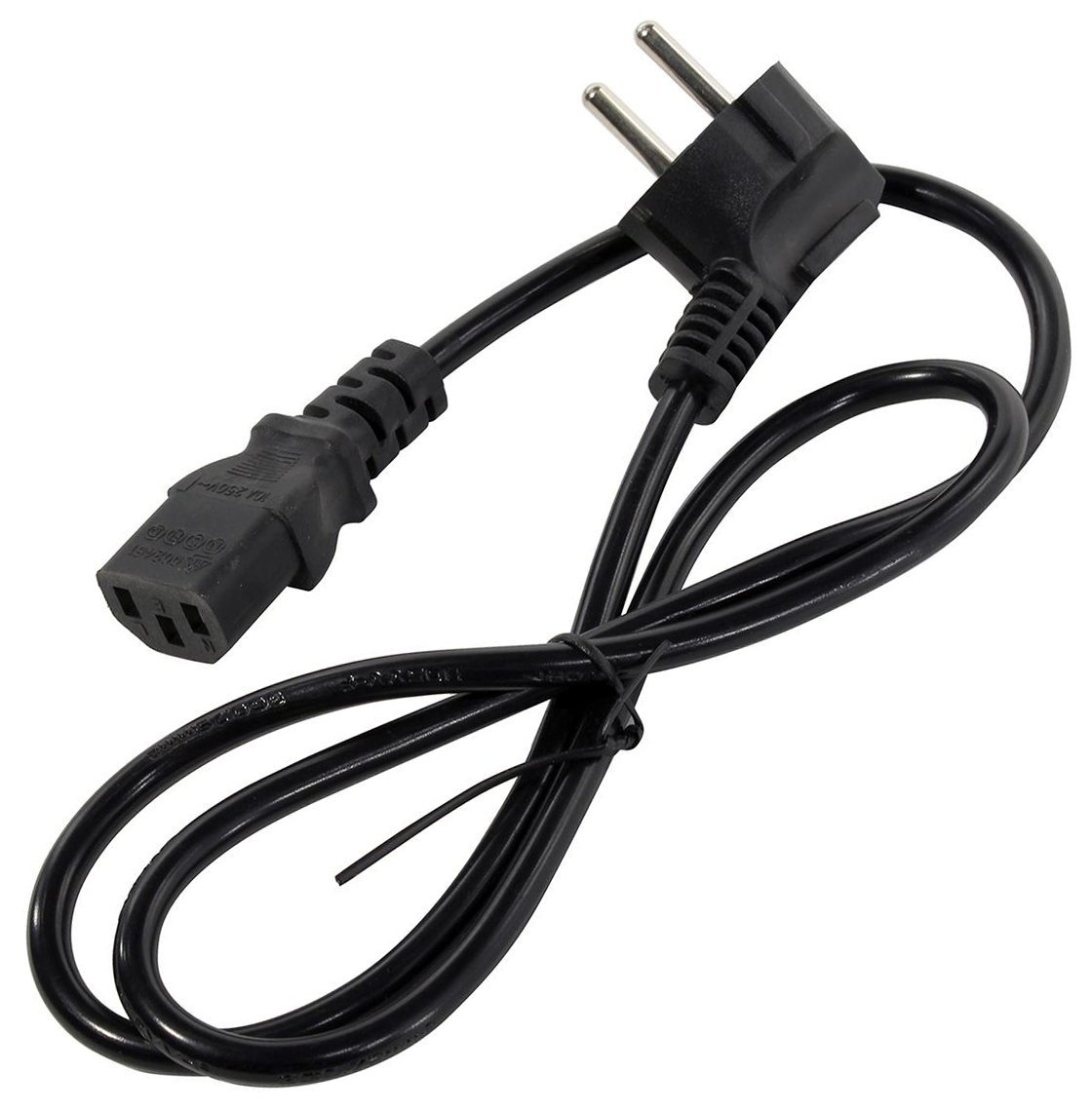 

Кабель питания Schuko (Euro)(M)-IEC-320-C13 угловая вилка/прямой штекер, 10A, 1м, черный 5bites PC207-10A (PC207-10A), PC207-10A