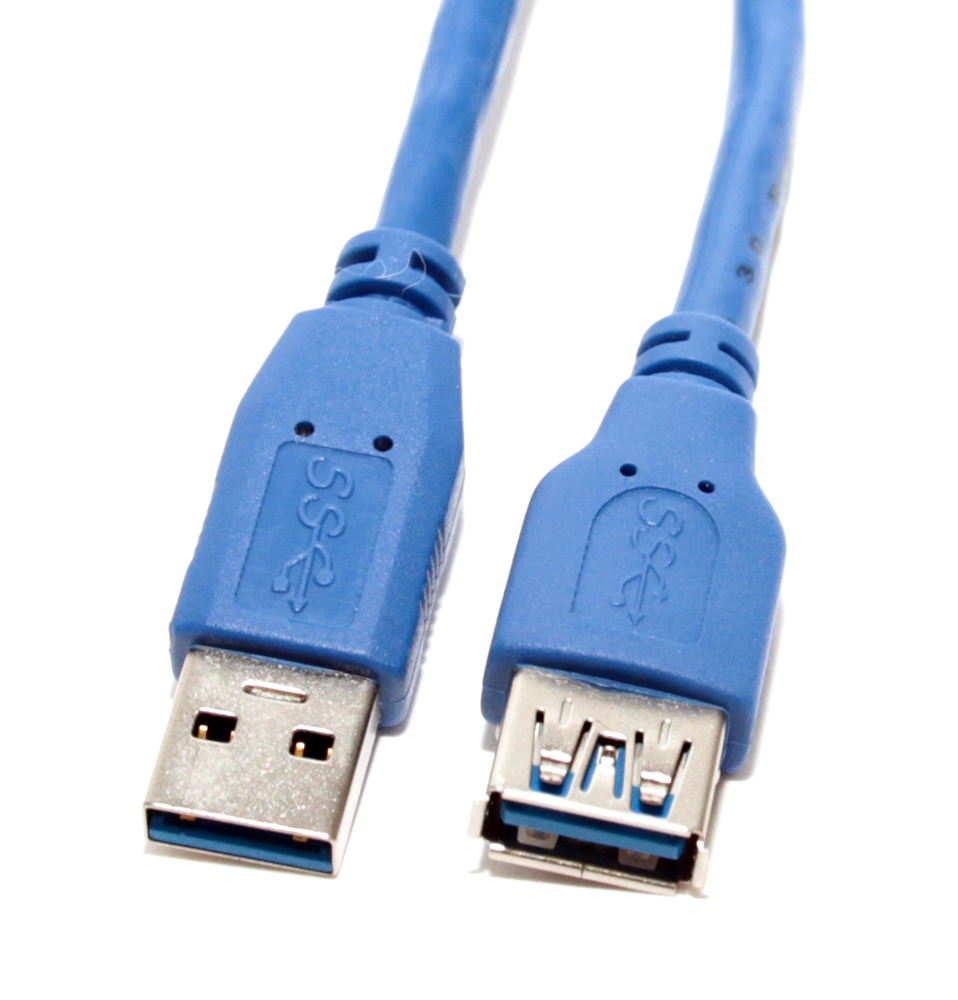 

Кабель-удлинитель USB(Am)-USB(Af), 50 см, синий, 5bites (UC3011-005F)