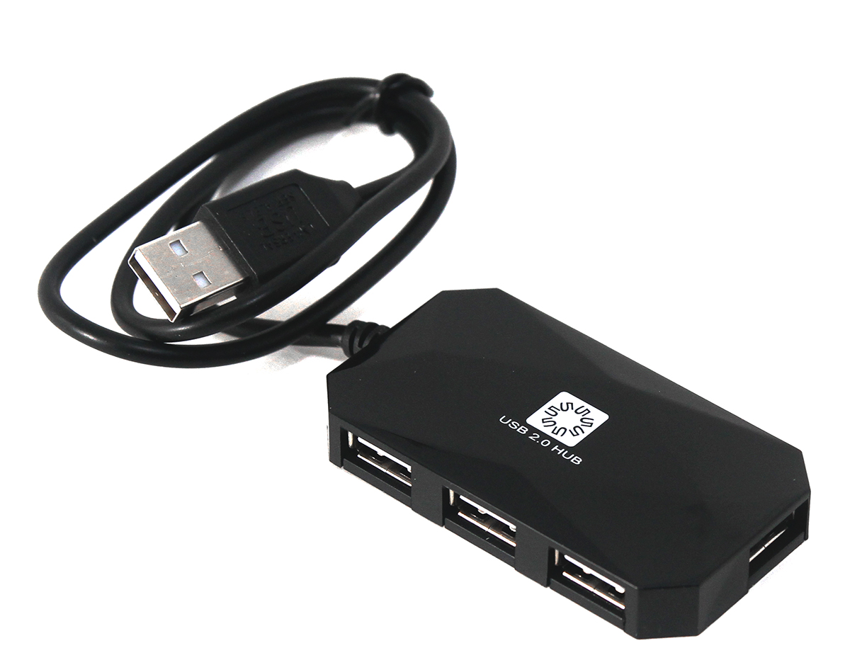 

Концентратор 5bites HB24-207BK, 4xUSB 2.0, черный (HB24-207BK), HB24-207BK