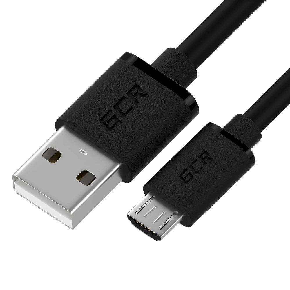 

Кабель Micro USB-USB быстрая зарядка, 1.5м, черный Greenconnect (GCR-52461)