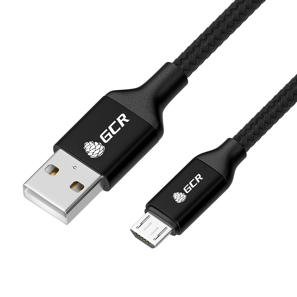 

Кабель Micro USB 2.0(Bm)-USB 2.0(Am) быстрая зарядка, 1.5м, черный Greenconnect (GCR-52476)