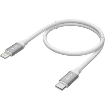 

Кабель Lightning 8-pin(m)-USB 2.0 Type-C(m) быстрая зарядка, 1м, белый Greenconnect (GCR-52360), 0