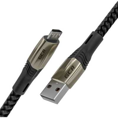 

Кабель Micro USB 2.0(Bm)-USB 2.0(Am) быстрая зарядка, 1.2м, черный Greenconnect MERCEDES (GCR-51948), 0