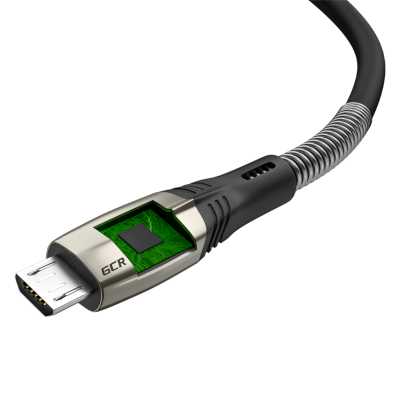 

Кабель Micro USB 2.0(Bm)-USB 2.0(Am), 1.7м, черный Greenconnect MERCEDES & SPRING (GCR-51961), 0