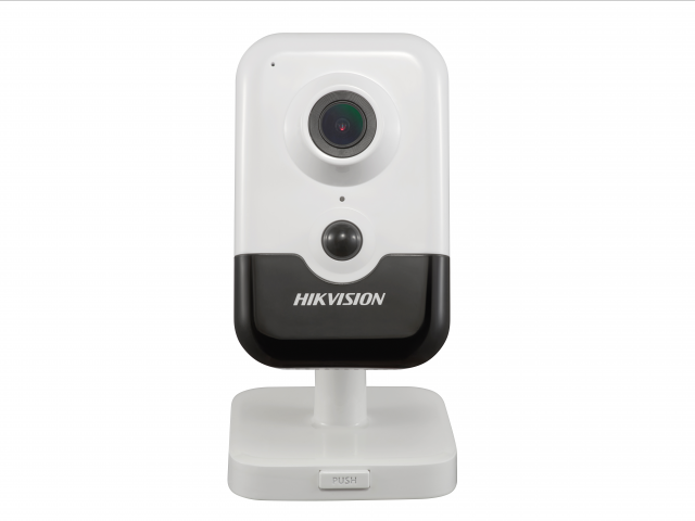 IP-камера HikVision DS-2CD2423G0-IW(W) 4мм, настольная, 2Мпикс, CMOS, до 1920x1080, до 30кадров/с, ИК подсветка 10м, WiFi, POE, -10 °C/+40 °C, белый/черный (DS-2CD2423G0-IW(4MM)(W)), цвет белый/черный DS-2CD2423G0-IW(4MM)(W) DS-2CD2423G0-IW(W) - фото 1