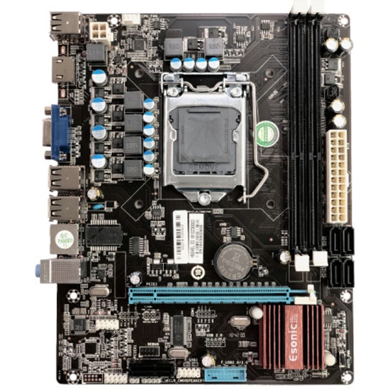 

Материнская плата Esonic H55KEL WITH i5-760, Socket1156, iH55, 2xDDR3, PCI-Ex16, 4SATA2, 5.1-ch, GLAN, VGA, HDMI, mATX, Retail, H55KEL WITH i5-760