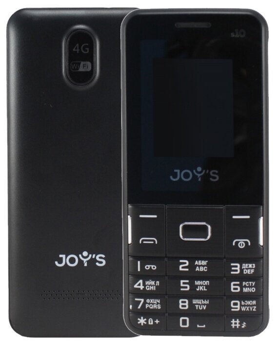 

Мобильный телефон JOY'S S10, 1.7" 160x128 TN, 512Mb RAM, 4Gb, 3G/4G, Wi-Fi, BT, 2-Sim, 1200mAh, micro-USB, черный, S10