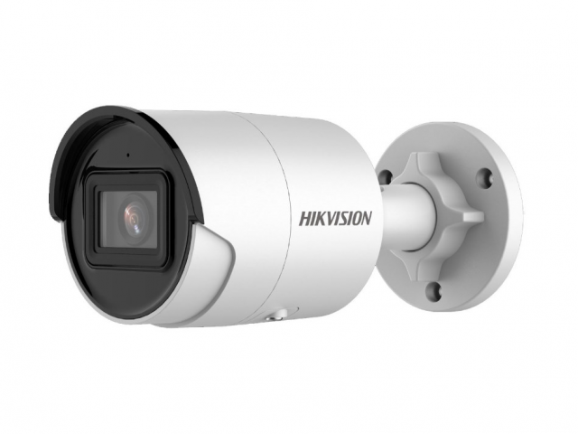 IP-камера HikVision DS-2CD2023G2-IU 6мм - 6мм, уличная, корпусная, 2Мпикс, CMOS, до 1920x1080, до 30кадров/с, ИК подсветка 40м, POE, -40 °C/+60 °C, белый (DS-2CD2023G2-IU(6MM)) DS-2CD2023G2-IU(6MM) - фото 1