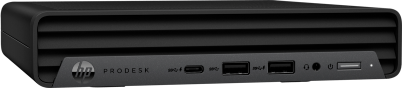 

Неттоп HP ProDesk 600 G6 Mini, Intel Pentium G6400 4GHz, 4Gb RAM, 128Gb SSD, WiFi, BT, W10Pro, черный, клавиатура, мышь (44F39ES), 600 G6 Mini