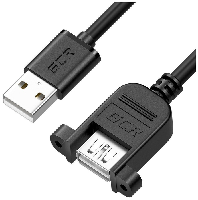 

Кабель-удлинитель USB 2.0(Af)-USB 2.0(Am), 1м, черный Greenconnect (GCR-52446)