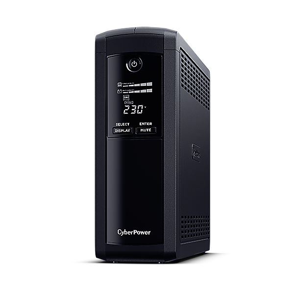 ИБП CyberPower Value Pro VP1200EILCD, 1200 В·А, 720 Вт, IEC, розеток - 8, USB, черный (VP1200EILCD)