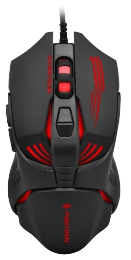 

Мышь проводная Jet.A Panteon MS67, 2400dpi, оптическая светодиодная, USB Type A, черно-красный (PANTEON MS67 Black-red), Panteon MS67