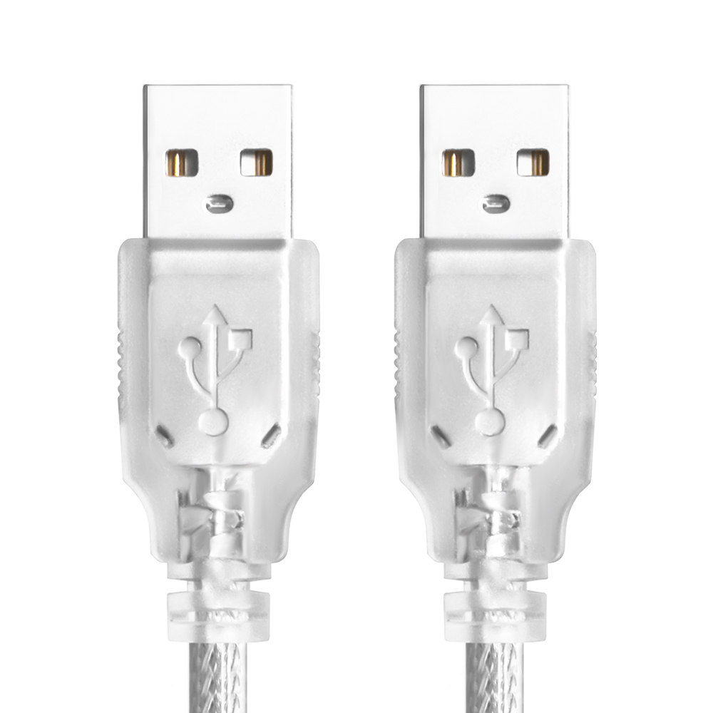 

Кабель USB 2.0(Am)-USB 2.0(Am), экранированный, 50см, прозрачный Greenconnect GCR-AM3 (GCR-UM3M-BB2S-0.5m), GCR-AM3