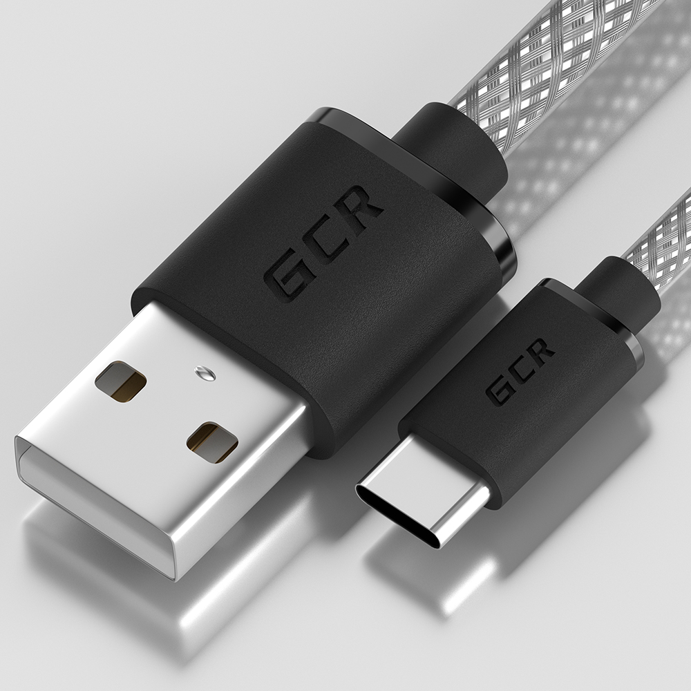 

Кабель USB 2.0(Am)-USB 2.0 Type-C(m), 30см, черный Greenconnect GCR-UC1 (GCR-UC1AM-BB2S-0.3m), GCR-UC1