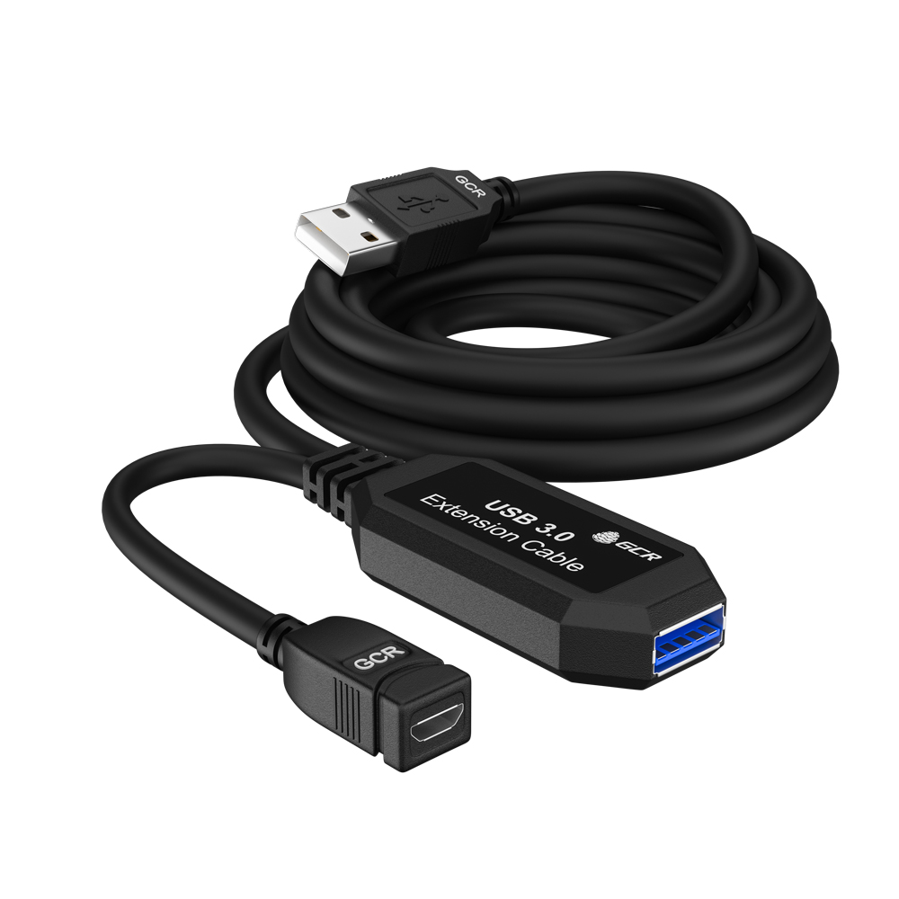 

Кабель-удлинитель USB(Am)-USB(Af), 5 м, черный, Greenconnect GCR-AAF3 (GCR-51927), GCR-AAF3