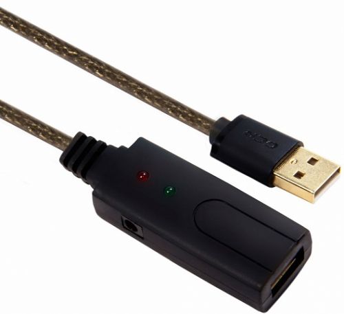 

Кабель-удлинитель USB 2.0(Af)-USB 2.0(Am), 3м, черно-прозрачный Greenconnect (GCR-UEC3M2-BD2S-3.0m), 0