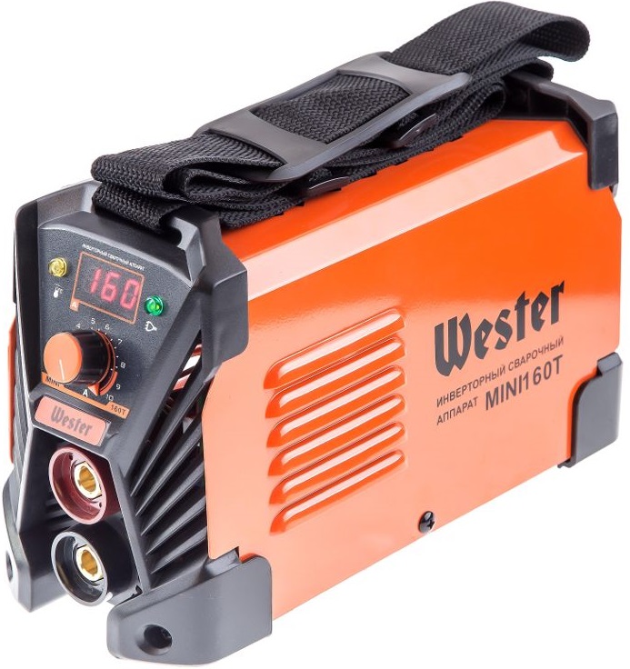 

Сварочный аппарат Wester MINI 160Т, MMA, инверторный, MMA (30A-160A), 143В-252В (510211), MINI 160Т