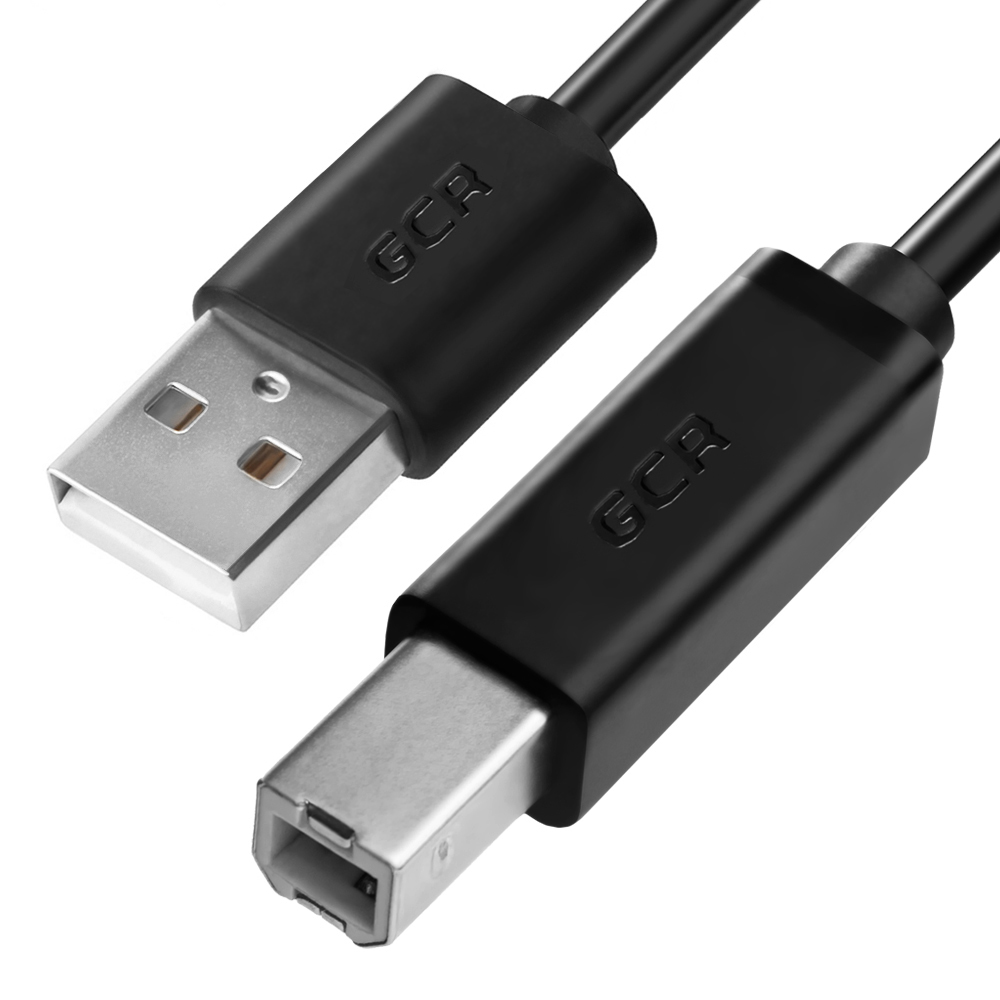 

Кабель USB 2.0(Am)-USB 2.0(Bm), 30см, черный Greenconnect (GCR-52711)