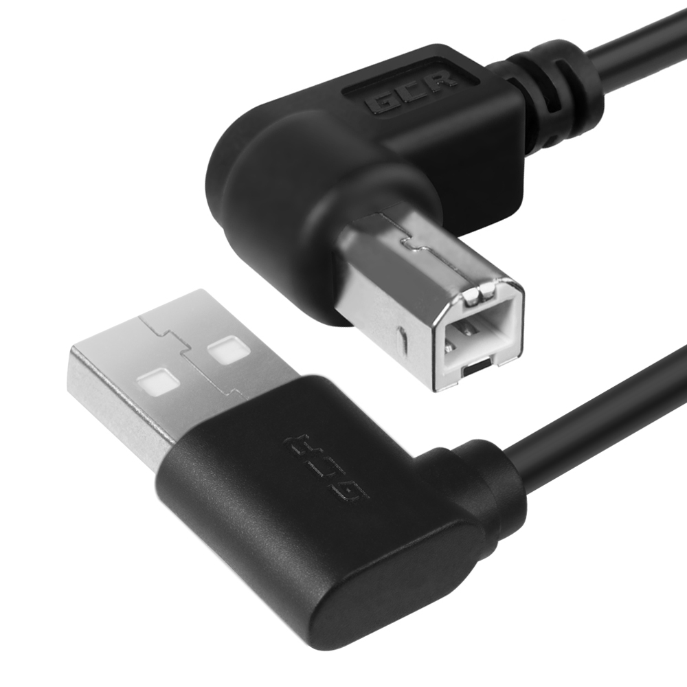 

Кабель USB(Am)-USB(Bm), угловой, экранированный, 50 см, черный, Greenconnect GCR-AUPC5 (GCR-AUPC5AM-BB2S-0.5m), GCR-AUPC5