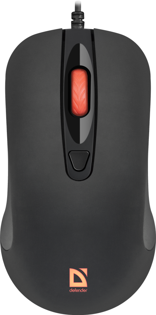 Мышь проводная Defender Ultra Classic MB-280, 1000dpi, оптическая светодиодная, USB, черный (52281)