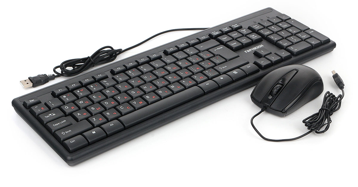

Клавиатура + мышь Гарнизон GKS-126, USB, черный, GKS-126
