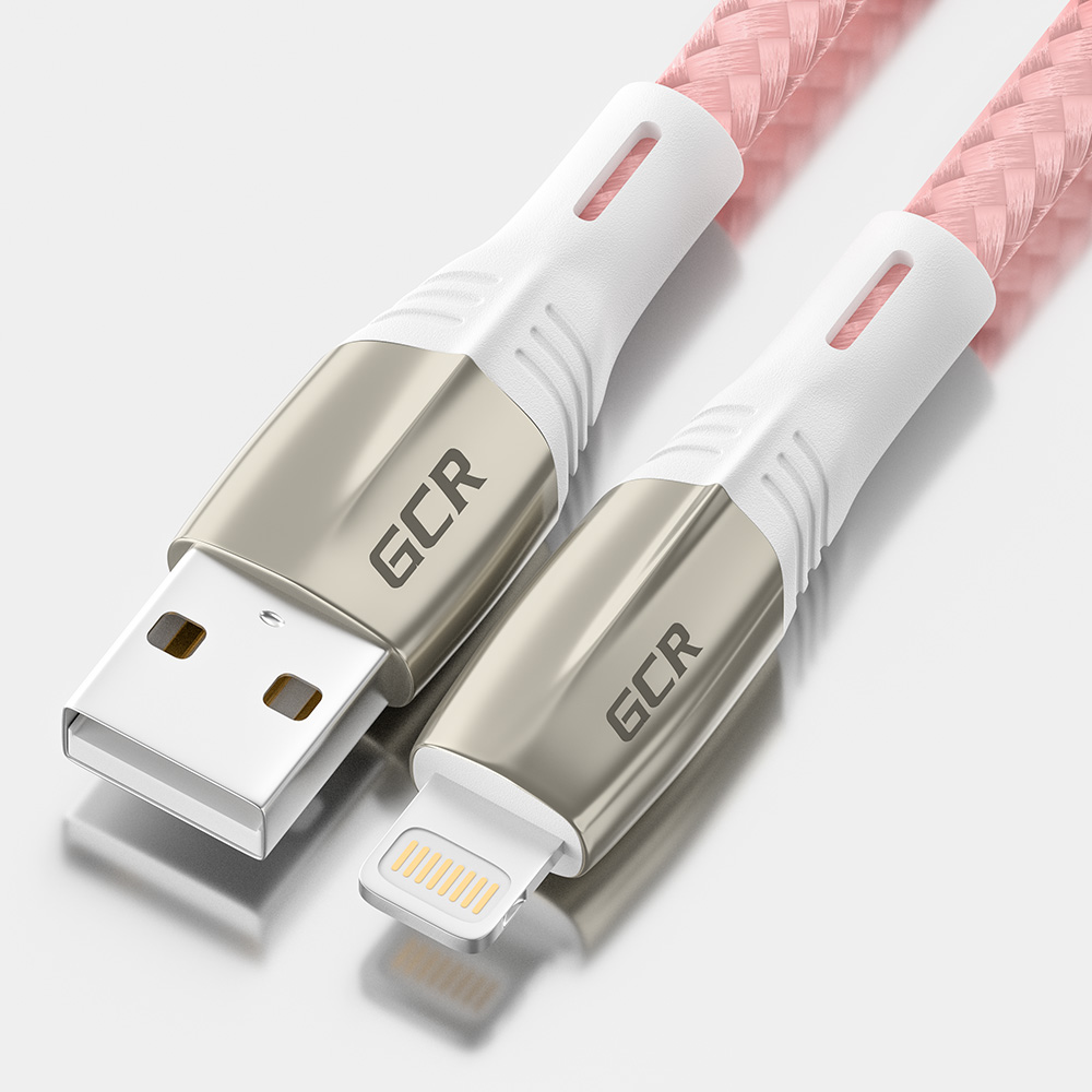 

Кабель Lightning 8-pin-USB, MFi, 1.7м, розовый Greenconnect MERCEDES GCR-IP14 (GCR-52009), GCR-IP14