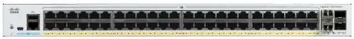 

Коммутатор Cisco C1000-48P-4X-L, управляемый, кол-во портов: 48x1 Гбит/с, кол-во SFP/uplink: SFP 4x1 Гбит/с, установка в стойку, PoE (макс. 370Вт) (C1000-48P-4X-L), C1000-48P-4X-L