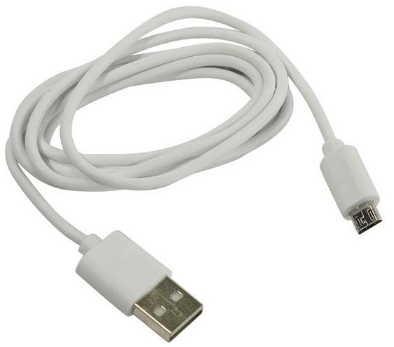 

Кабель Micro USB-USB, 1м, белый Smartbuy ( iK-12 white )