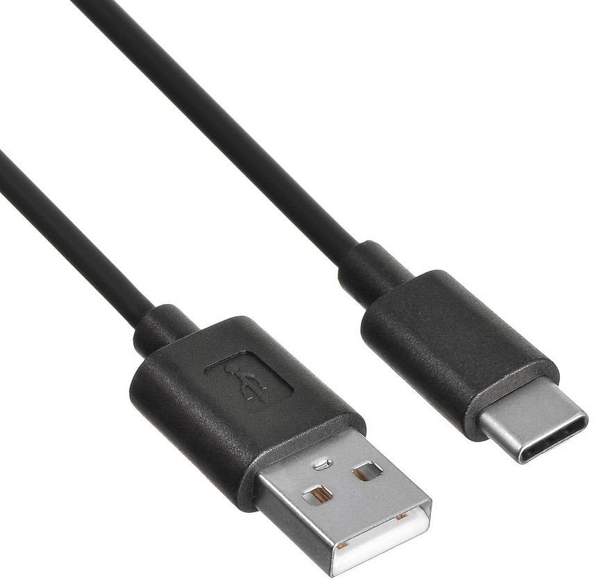 

Кабель USB Type-C(M)-USB(Am), быстрая зарядка, 2А, 80 см, черный, Buro (USB-TC-0.8B2A)