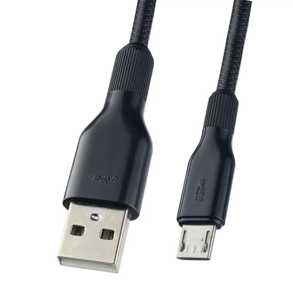 

Кабель Micro USB-USB, 1м, черный PERFEO (U4807)