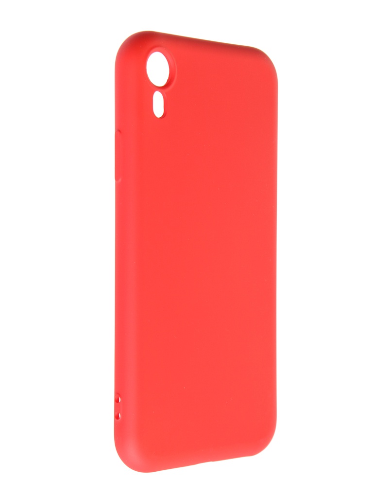 

Чехол-накладка Apple DF iOriginal-07 (red) для смартфона Apple iPhone Apple iPhone XR, силикон, красный