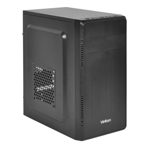 Корпус Velton 7001A, mATX, Micro-Tower, черный, 450 Вт