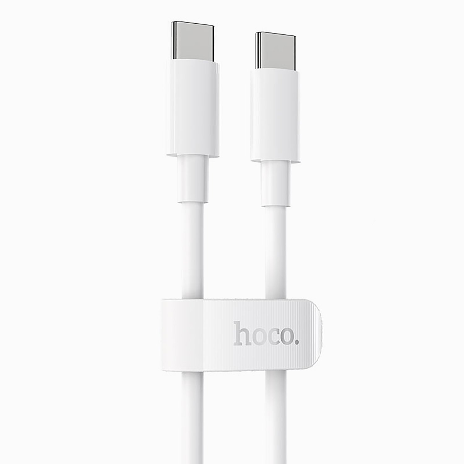 

Кабель USB Type-C-USB Type-C, быстрая зарядка, 5А, 100 Вт, 2 м, белый, HOCO High-power X51 (6931474734761), X51