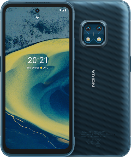 

Смартфон Nokia XR20, 6.67" 1080x2400 IPS, Qualcomm Snapdragon 480, 6Gb RAM, 128Gb, 3G/4G/5G, NFC, Wi-Fi, BT, 2xCam, 2-Sim, 4630mAh, USB Type-C, Android 11, синий, ударопрочный корпус (VMA750S9FI1LV0), XR20