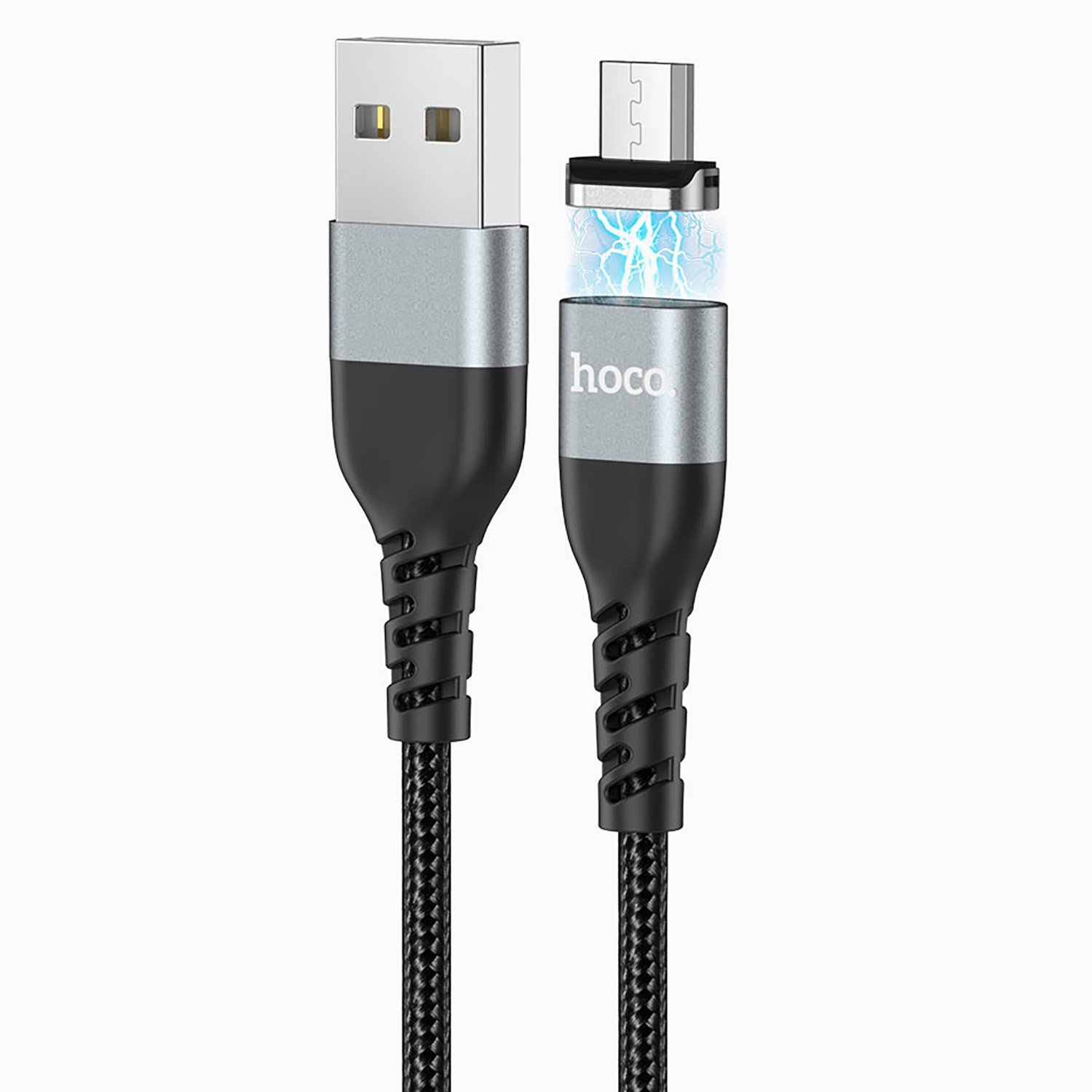 

Кабель Micro USB 2.0(Bm)-USB 2.0(Am), 2.4A, 1.2м, черный HOCO Traveller magnetic U96 (127845), U96