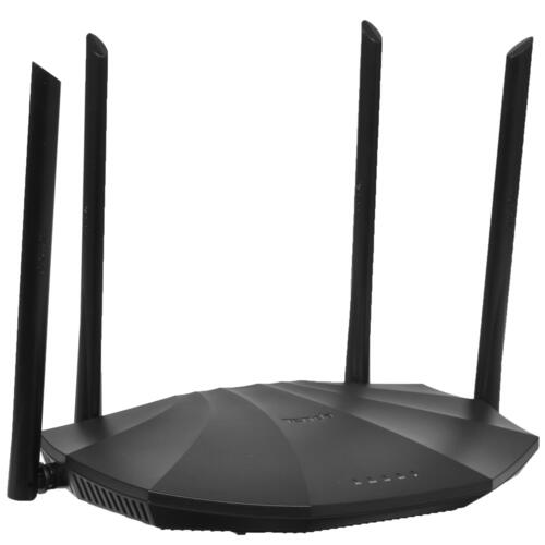 

Wi-Fi роутер Tenda AC19, 802.11a/b/g/n/ac, 2.4 / 5 ГГц, до 1.73 Гбит/с, LAN 4x1 Гбит/с, WAN 1x1 Гбит/с, внешних антенн: 4x6dBi, 1xUSB 2.0 (AC19), AC19