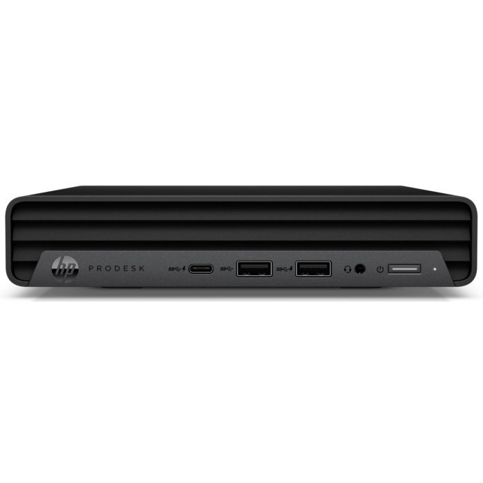 

Неттоп HP ProDesk 400 G6 DM, Intel Pentium G6400T 3.4 ГГц, 4Gb RAM, 256Gb SSD, Wi-Fi, BT, W10Pro, черный (2T7M8ES), 400 G6 DM