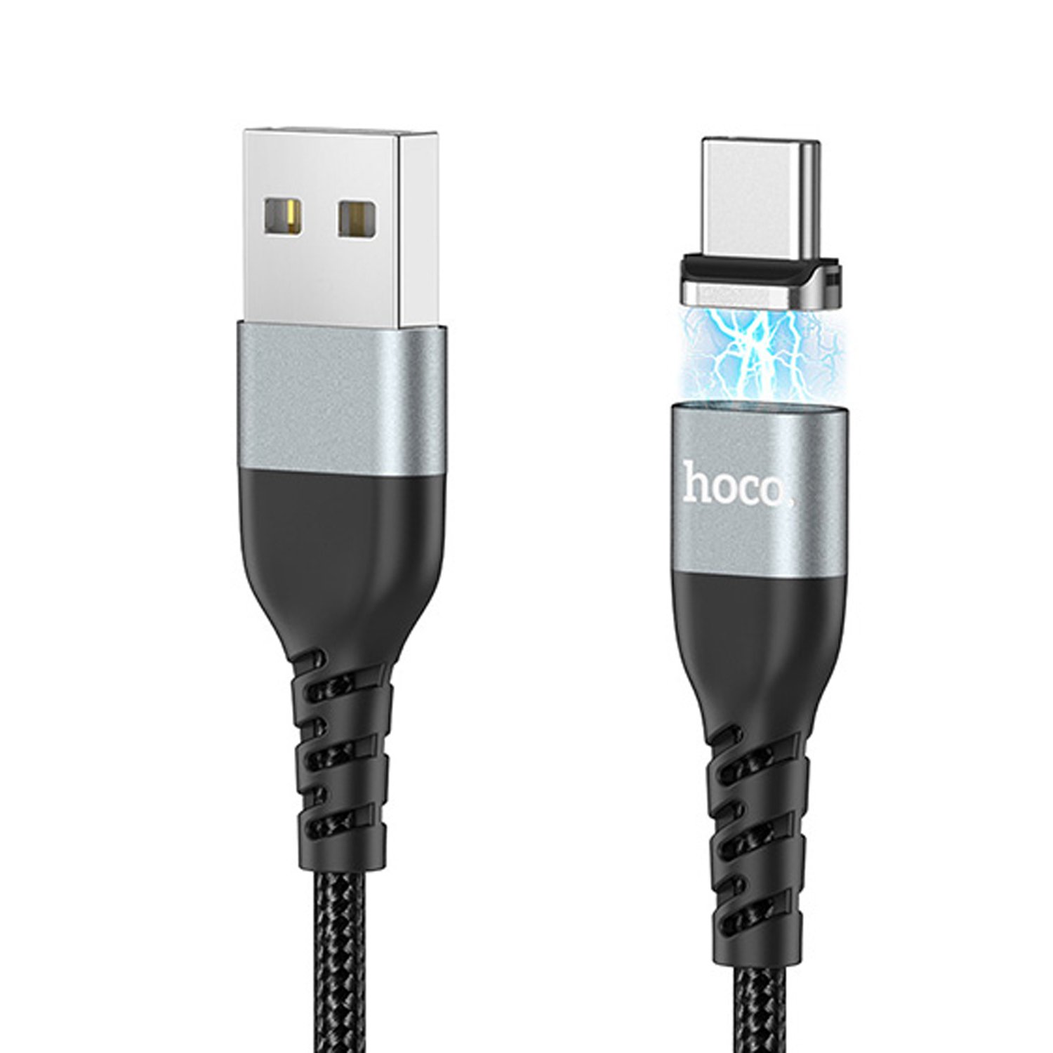 

Кабель USB 2.0 Type-C(m)-USB 2.0(Am), 3A, 1.2м, черный HOCO Traveller magnetic U96 (127846), U96