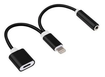 

Кабель-переходник (адаптер) Lightning 8-pin(m)-Lightning 8-pin(f)+Jack 3.5mm(f), черный Gembird/Cablexpert (CCA-LM3.5F-02), Белый