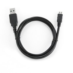 Кабель Micro USB-USB, 1 м, черный Bion