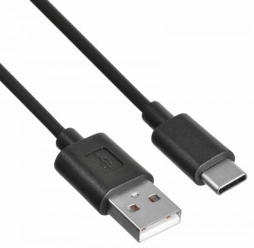 

Кабель USB Type-C(M)-USB(Am), быстрая зарядка, 2А, 1 м, черный, Buro (BHP USB-C 1M)