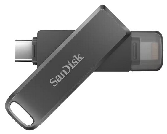 

Флешка 256Gb USB 3.1 Type-C/Lightning Sandisk iXpand Luxe SDIX70N-256G-GN6NE, черный, SDIX70N-256G-GN6NE